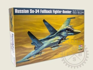 Hobby Boss 1/48 Russian Su-34 Fullback Fighter-Bomber #81756 *sealed* ๐USA๐ - Picture 1 of 2
