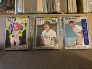 1989 FLEER Baseball Cards Sealed Rack Pack Don Mattingly  Top  Hernandez  Error - Picture 1 of 3
