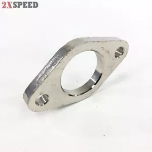 Fit 38mm Wastegate 2 Bolt Flange Mild Steel DumpPipe Tube Adapter Flange EMUSA - Picture 1 of 8