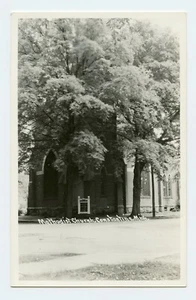 Methodistische Kirche, Konstantin, Michigan schwarzweiß RPPC Postkarte  - Bild 1 von 2