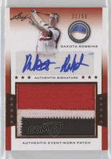 2013 Leaf Power Showcase Jersey Bronze /50 Dakota Robbins #PA-DR1 Patch Auto