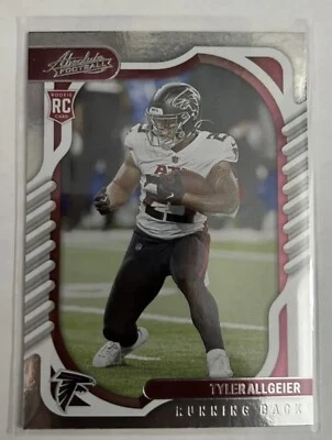 2022 Panini Absolute Tyler Allgeier Rookie Card RC #198 Falcons - Image 1 of 2