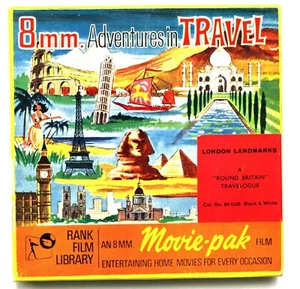 "London Landmarks" Travelogue 8mm Cine Movie Film standard 8 format footage - Picture 1 of 2