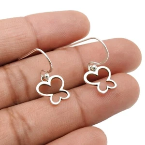 Valentine Deal 925 Sterling Silver Stunning Dangle Earrings Handmade Jewelry - Picture 1 of 4