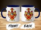Scottish Clan Nimmo Crest Mug, Heraldic Lion Red Gold Coffee Cup