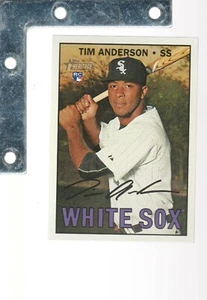 Topps Heritage #674 2016 Tim Anderson ¡Hola#! ¡Nuevo+! Pack FRESCO! RC Rookie White Sox - Imagen 1 de 1