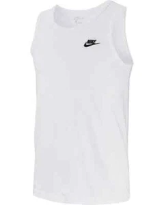 NWT NIKE Men's Big & Tall Sportswear Tank Top White Black - Picture 1 of 4