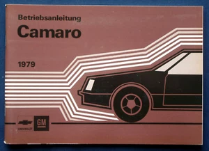 Manual del propietario 1979 Chevrolet Chevy Camaro (D) - Imagen 1 de 1