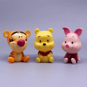 Winnie the Pooh, Piglet and Tigger Cake Toppers (Set 3) - Picture 1 of 1