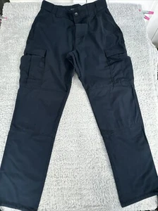 5.11 511 Tactical Cargo Mens Pants 34x34.5 Blue RipStop Comfort Waist Workwear - Picture 1 of 12