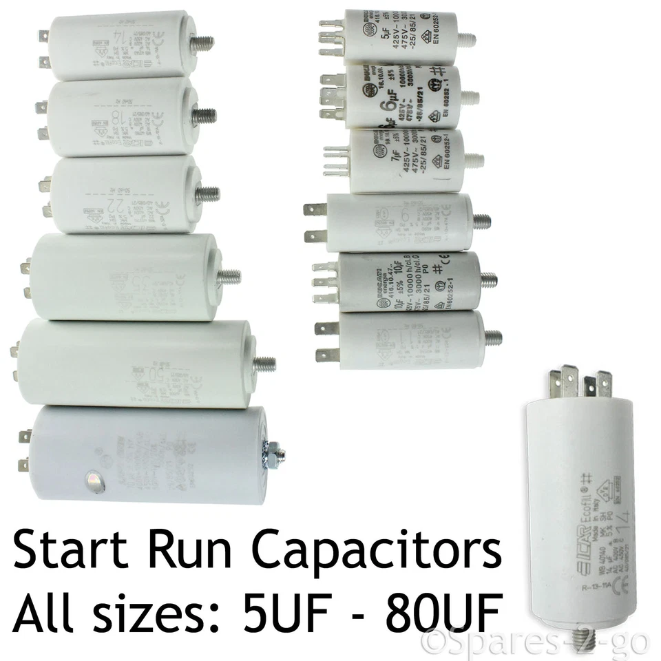 KARCHER Capacitor Start Run Motor Capacitors Pressure Washer MFD 5UF - 80UF