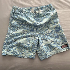 Vineyard Vines Boys M (12-14) Shark Swim Shorts - Picture 1 of 5