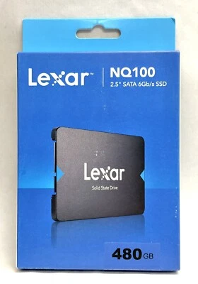 Lexar 480GB NQ100 SSD 2.5” SATA III Internal Solid State Drive. - Image 1 of 3