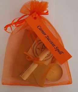 Career Job Interview Success Spell Kit Votive Candle and Bath Magic Wicca - Picture 1 of 1