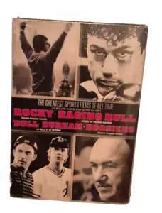 Rocky Raging Bull Durham Hoosiers DVD Movies Sports 4-disc Set Classics Films - Picture 1 of 3