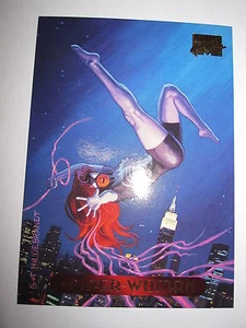 CARTE MARVEL MASTERPIECES GOLD FOIL SERIES 1994 N° 117 SPIDER-WOMAN MINT CARD - Imagen 1 de 1
