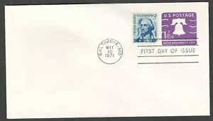 US. U556. 1 7/10c. Liberty Bell, #6 Regular Envelope. Blank FDC. MNH. 1971 - Picture 1 of 2