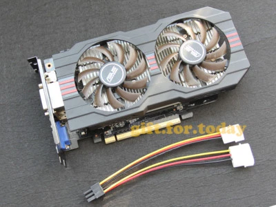 Original ASUS NVIDIA GTX 750 Ti 2 GB 2048MB 128-Bit D5 GTX750TI 2G Video Card  - Image 1 of 3