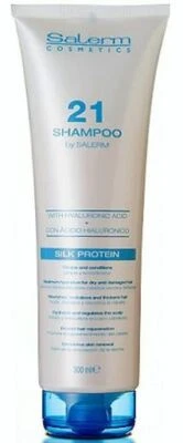 Salerm 21 Shampoo Silk Protein with Hyaluronic Acid- 300 ml 10.8 oz - Image 1 of 3