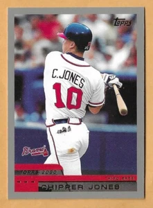 CHIPPER JONES ATLANTA BRAVES #180 - TOPPS CASI NUEVO-COMO NUEVO 2000 - Imagen 1 de 2
