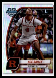 2024 Bowman University Prospect Refractor #1 Ace Bailey - Imagen 1 de 2