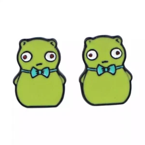 Kuchi Kopi Burger - Studs Earrings Enamel Pin - Picture 1 of 3