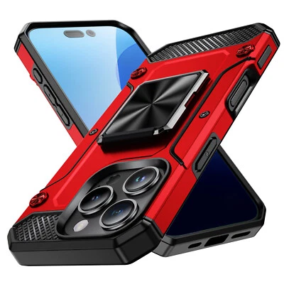 Heavy Duty Shockproof Phone Case Cover For iPhone 15 Pro Max 14 16 Pro 13 12 - Image 1 of 2