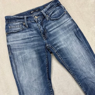 BKE Jeans Mens 27x30 Blue Mason Tapered Dark Wash Preppy Whiskered Stretch Denim - Image 1 of 4