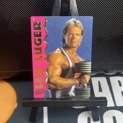 1995 Action Packed WWF Lex Luger #7 WWE Card WCW - Image 1 of 3