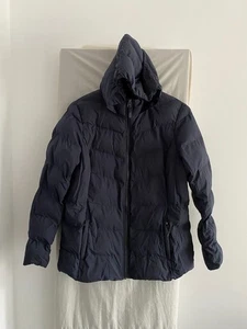 32 DEGREES HEAT Blue Hooded Puffer Coat Size M - Picture 1 of 6