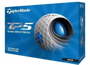 TaylorMade Golf Tour Preferred TP5 White Practice Balls (144 Balls) 12 Dozen - Picture 1 of 3