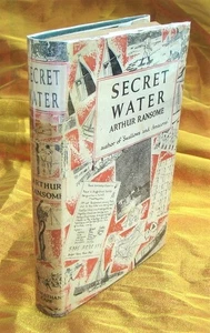 ARTHUR RANSOME - SECRET WATER First Edition & Original DustJacket 1943 - Picture 1 of 12