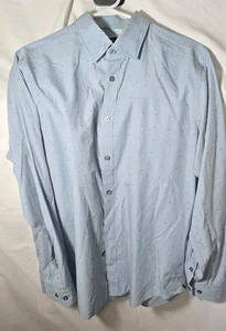 Hugo Boss Men's Regular Fitted Button-Down Shirt Blue Classic - Picture 1 of 10
