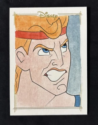 2025 Topps Chrome Disney Hercules SKETCH 1/1 by Isiah Xavier Bradley - Image 1 of 2