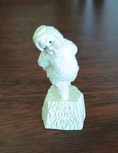 Miniatura Snowbabies "El Ángel Más Pequeño" Peltre ¡Adorable! Decoración navideña - Imagen 1 de 6