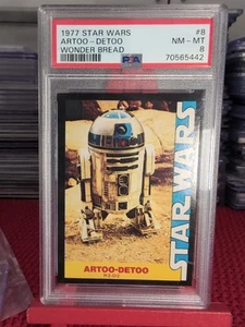 1977 Wonder Bread Star Wars Food Issue Artoo-Detoo R2-D2 #8 PSA 8 - Picture 1 of 2