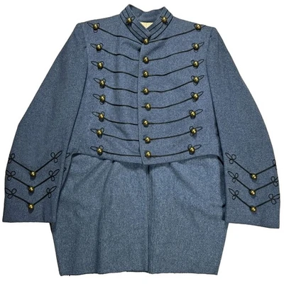 WW2 era US Army Military Academy Rotc Dress Blue Wool Uniform Tunic Jacket - Image 1 of 3