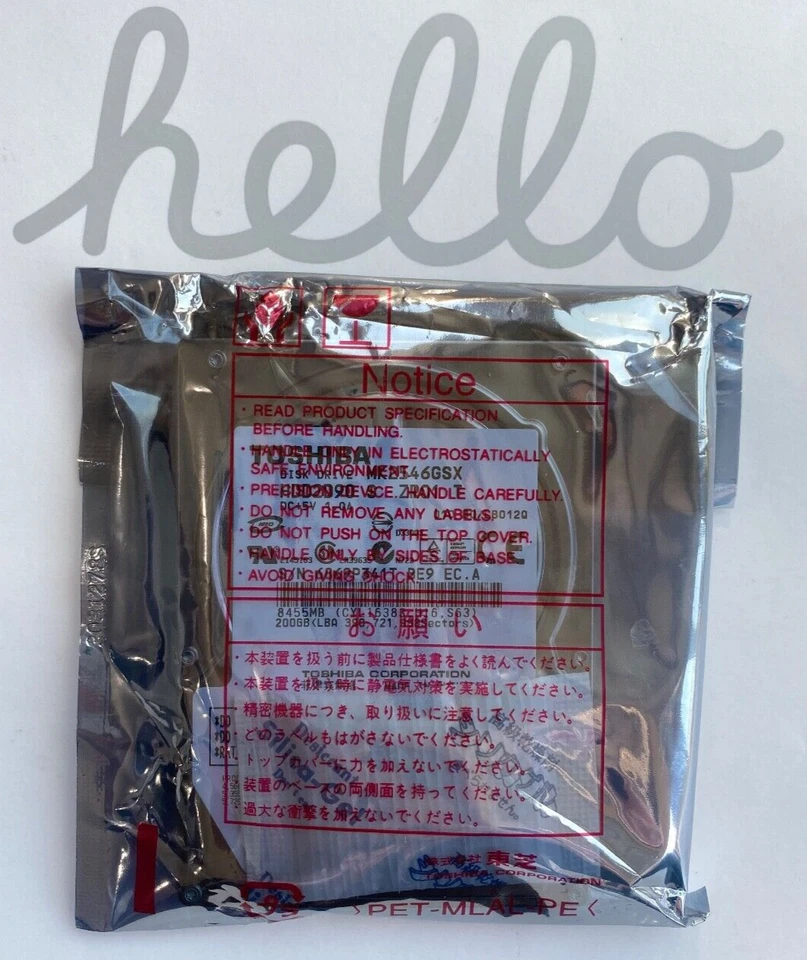 NEW!! TOSHIBA MK2546GSX 200GB INTERNAL 5400RPM SATA 2.5" LAPTOP HDD HARD DRIVE - Image 1 of 2