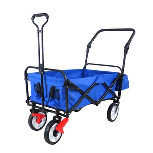 Collapsible Heavy Duty Wagon Cart Outdoor Folding Utility Camping Garden Beach - Picture 1 of 13