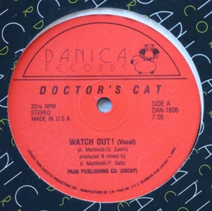 DOCTOR'S CAT Watch Out VOCAL & INSTRUMENTAL Danica 12" ITALO DISCO - Picture 1 of 4