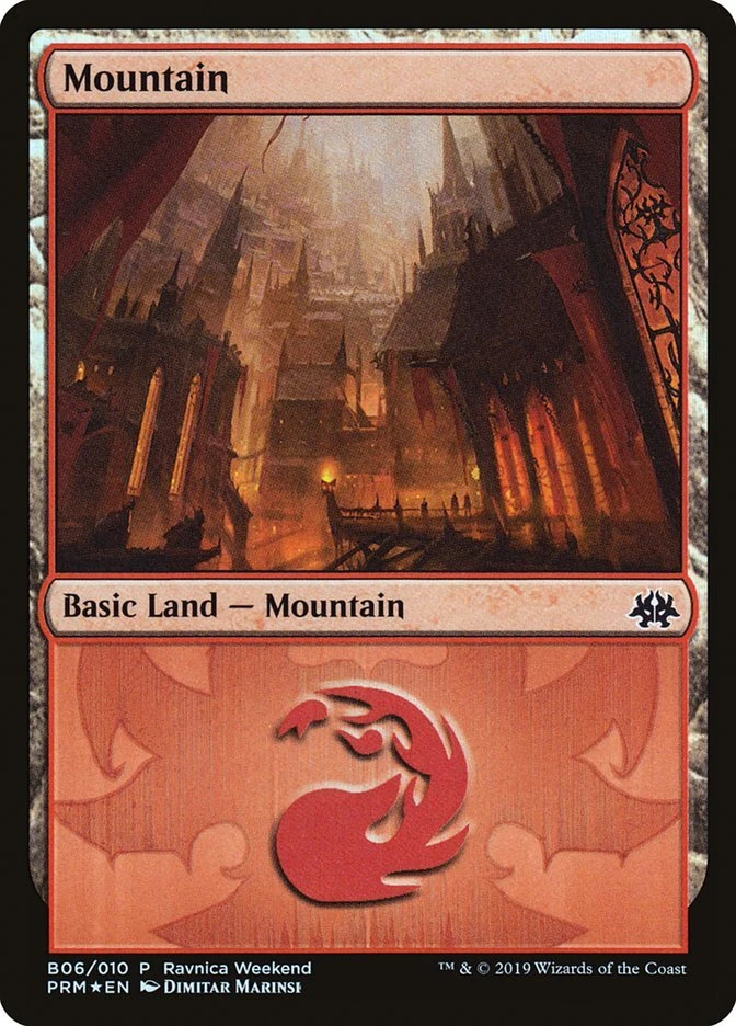 Magic the Gathering (mtg): PRW2: Mountain - Foil - Promo - Image 1 of 1