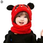 Winter Children Hat With Fleece Kids Caps Cartoon Hat Boys N Scarf N For H5l8