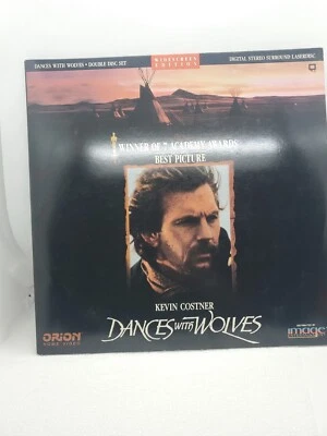 Dances with Wolves (1990) [ID8322OR] LASERDISC 1991 (TESTED) KEVIN COSTNER - Image 1 of 4
