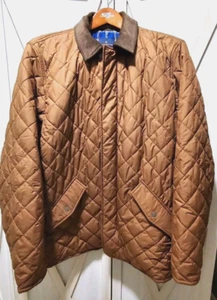 Brooks Brothers Diamond Quilted Bison Brown Jacket Men's XL - Picture 1 of 11