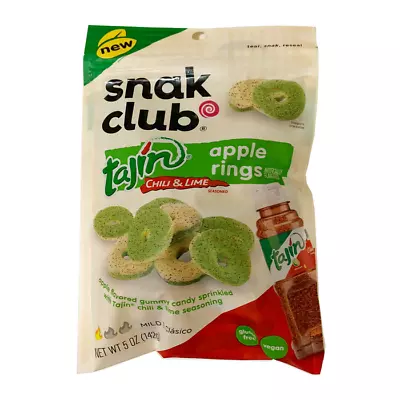 Snak Club Tajin Gummy Apple Rings Chili & Lime 142g • 10.61$