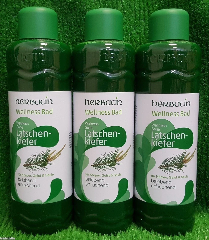 (5€/L) 3x Herbacin LATSCHENKIEFER WELLNESSBAD 1Liter Entspannungsbad Kiefernbad - Bild 1 von 1