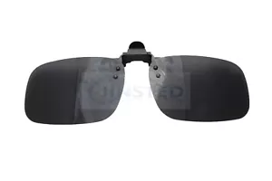 Gafas de sol grandes negras polarizadas polarizadas abatibles con clip ACP003 - Imagen 1 de 3