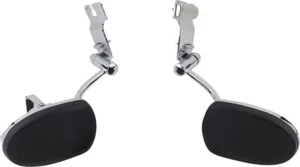 Kuryakyn Moto Motorcycle Motorbike Passenger Armrest Black / Chrome - Picture 1 of 1