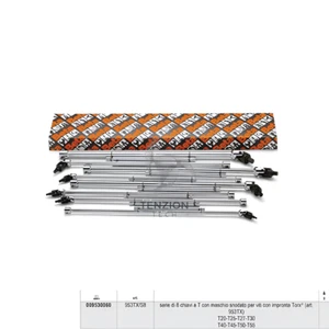 Set 8 Chiavi A T Maschio Torx Snodate T20-T55 - Beta 953TX/S8 - Foto 1 di 1