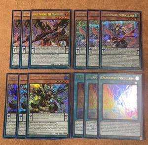 🔥 Yugioh DRACOSLAYER 12x DECK CORE DINOMIGHT IGNIS MAJESTY NM 1ST ED - Picture 1 of 5